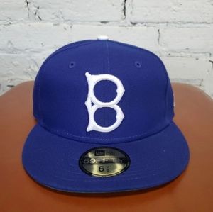 New Era 59Fifty Brooklyn Dodgers Fitted Hat Size: 6 7/8 Royal Blue